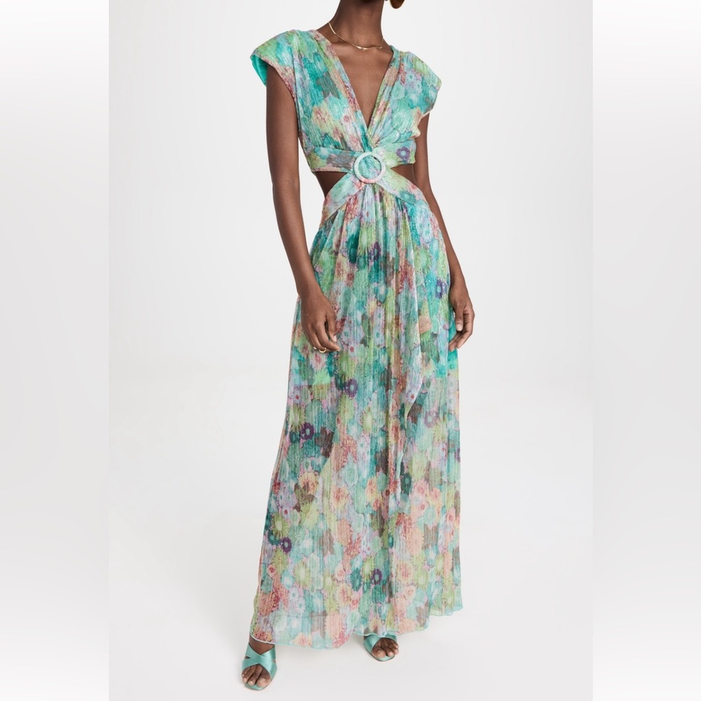 Ramy Brook Genesis Multicolor Floral Maxi Dress